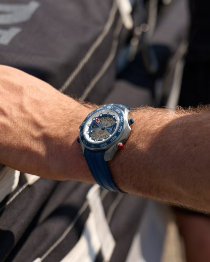 Omega America's Cup Seamaster Regatta 46,75 mm, titan på gummiband 216.92.46.79.10.001 - Bild 4
