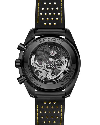 Omega Apollo 8 Speedmaster Dark Side of the Moon 44,25 mm, svart keramik på gummiarmband 310.92.44.50.01.001 - Bild 2