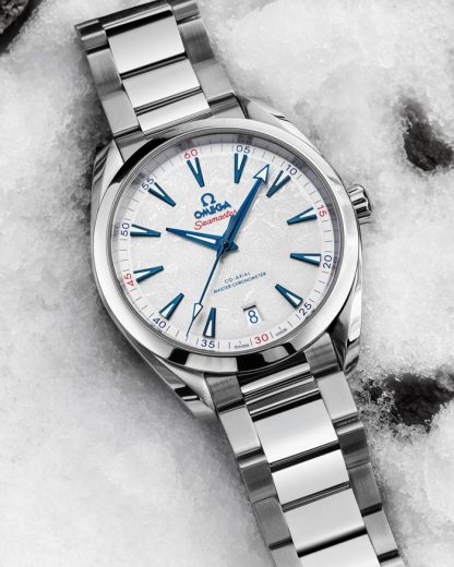 Omega Beijing 2022 Seamaster Aqua Terra 150M 41 mm, stål på stål 522.10.41.21.04.001 - Bild 3