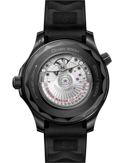 Omega Black Black Seamaster Diver 300M 43,5 mm, svart keramik på gummiband 210.92.44.20.01.003 - Bild 2