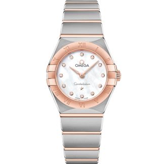 Omega Constellation 25 mm, stål - Sedna™ guld på stål - Sedna™ guld 131.20.25.60.55.001