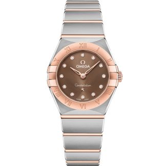 Omega Constellation 25 mm, stål - Sedna™ guld på stål - Sedna™ guld 131.20.25.60.63.001