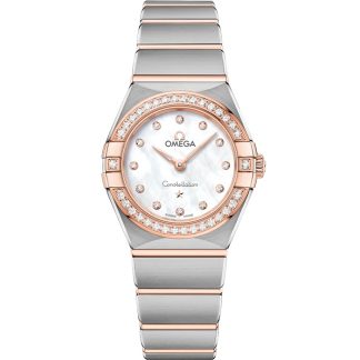 Omega Constellation 25 mm, stål - Sedna™ guld på stål - Sedna™ guld 131.25.25.60.55.001