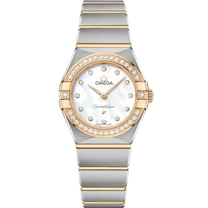 Omega Constellation 25 mm, stål - gulguld på stål - gulguld 131.25.25.60.55.002