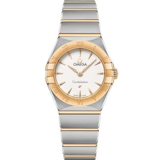 Omega Constellation 25 mm, stål - gult guld på stål - gult guld 131.20.25.60.02.002