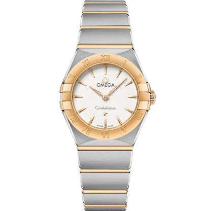 Omega Constellation 25 mm, stål - gult guld på stål - gult guld 131.20.25.60.02.002
