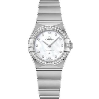 Omega Constellation 25 mm, stål på stål 131.15.25.60.55.001