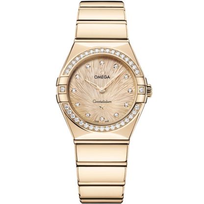 Omega Constellation 28 mm, Moonshine™-guld på Moonshine™-guld 131.55.28.60.58.001
