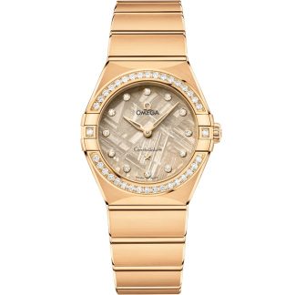 Omega Constellation 28 mm, gult guld på gult guld 131.55.28.60.99.006