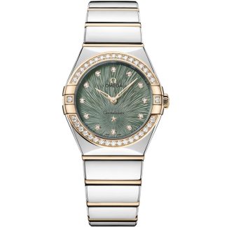 Omega Constellation 28 mm, stål - Moonshine™-guld på stål - Moonshine™-guld 131.25.28.60.60.001