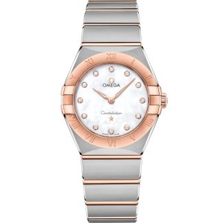 Omega Constellation 28 mm, stål - Sedna™ guld på stål - Sedna™ guld 131.20.28.60.55.001