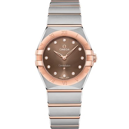 Omega Constellation 28 mm, stål - Sedna™ guld på stål - Sedna™ guld 131.20.28.60.63.001
