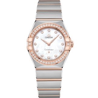 Omega Constellation 28 mm, stål - Sedna™ guld på stål - Sedna™ guld 131.25.28.60.55.001