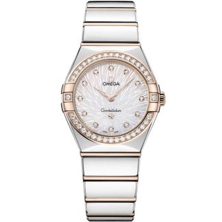 Omega Constellation 28 mm, stål - Sedna™ guld på stål - Sedna™ guld 131.25.28.60.55.003