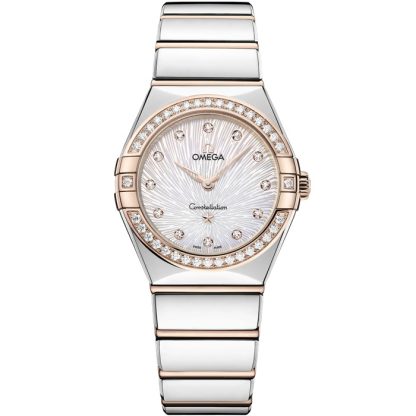 Omega Constellation 28 mm, stål - Sedna™ guld på stål - Sedna™ guld 131.25.28.60.55.003