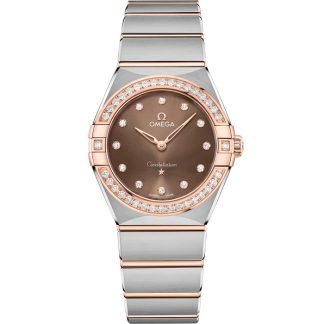 Omega Constellation 28 mm, stål - Sedna™ guld på stål - Sedna™ guld 131.25.28.60.63.001