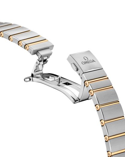 Omega Constellation 28 mm, stål - gult guld på stål - gult guld 131.20.28.60.58.001 - Bild 4