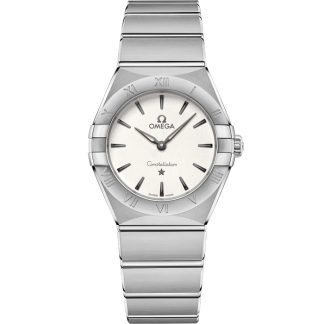 Omega Constellation 28 mm, stål på stål 131.10.28.60.02.001