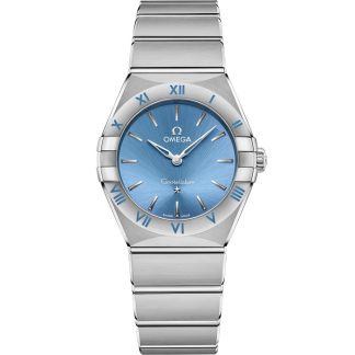 Omega Constellation 28 mm, stål på stål 131.10.28.60.03.001