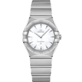Omega Constellation 28 mm, stål på stål 131.10.28.60.05.001