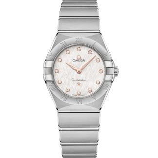 Omega Constellation 28 mm, stål på stål 131.10.28.60.52.001