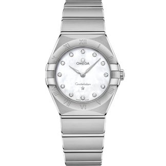 Omega Constellation 28 mm, stål på stål 131.10.28.60.55.001