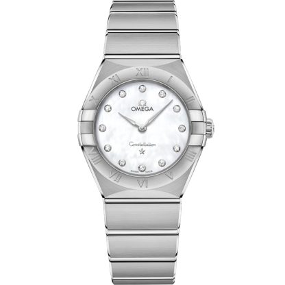 Omega Constellation 28 mm, stål på stål 131.10.28.60.55.001