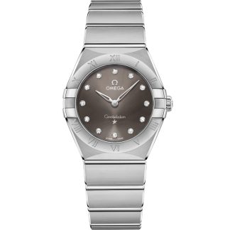 Omega Constellation 28 mm, stål på stål 131.10.28.60.56.001