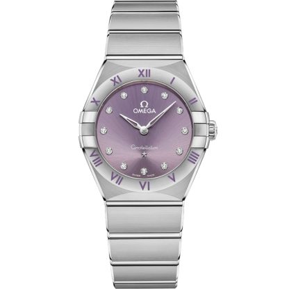 Omega Constellation 28 mm, stål på stål 131.10.28.60.60.002