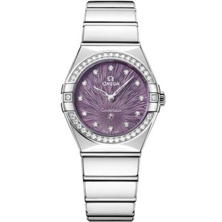 Omega Constellation 28 mm, stål på stål 131.15.28.60.60.001