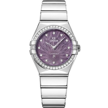 Omega Constellation 28 mm, stål på stål 131.15.28.60.60.001