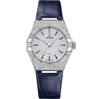 Omega Constellation 29 mm, Canopus Gold™ på läderrem 131.58.29.20.99.003