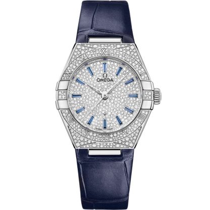 Omega Constellation 29 mm, Canopus Gold™ på läderrem 131.58.29.20.99.003