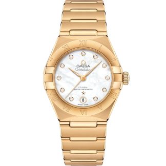 Omega Constellation 29 mm, gult guld på gult guld 131.50.29.20.55.002