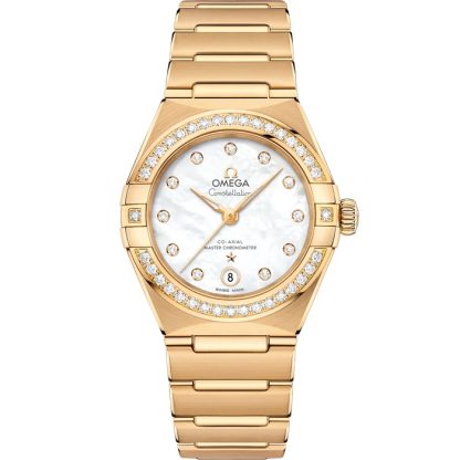 Omega Constellation 29 mm, gult guld på gult guld 131.55.29.20.55.002