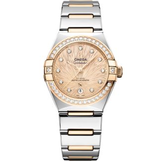 Omega Constellation 29 mm, stål - Moonshine™ guld på stål - Moonshine™ guld 131.25.29.20.58.002