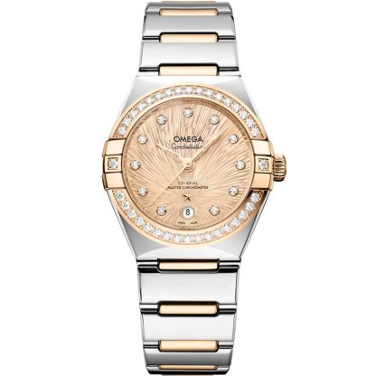 Omega Constellation 29 mm, stål - Moonshine™ guld på stål - Moonshine™ guld 131.25.29.20.58.002