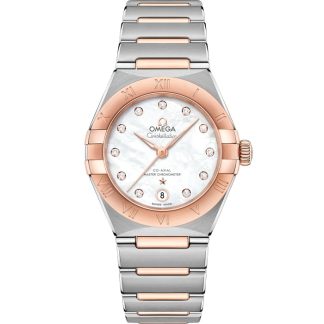 Omega Constellation 29 mm, stål - Sedna™ guld på stål - Sedna™ guld 131.20.29.20.55.001