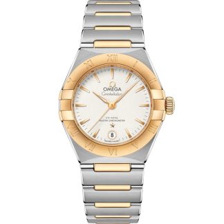 Omega Constellation 29 mm, stål - gult guld på stål - gult guld 131.20.29.20.02.002