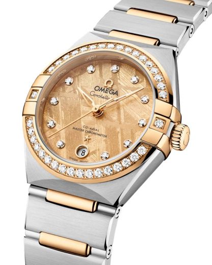 Omega Constellation 29 mm, stål - gult guld på stål - gult guld 131.25.29.20.99.002 - Bild 5
