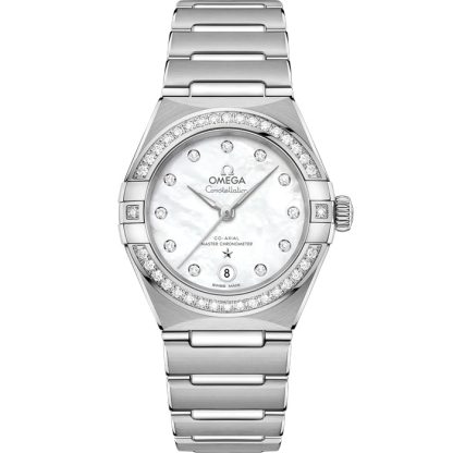 Omega Constellation 29 mm, stål på stål 131.15.29.20.55.001