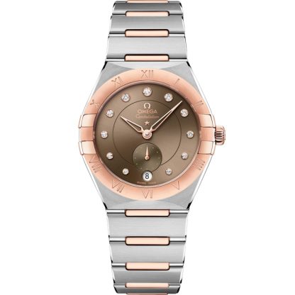 Omega Constellation 34 mm, stål - Sedna™ guld på stål - Sedna™ guld 131.20.34.20.63.001