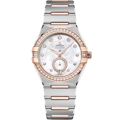 Omega Constellation 34 mm, stål - Sedna™ guld på stål - Sedna™ guld 131.25.34.20.55.001