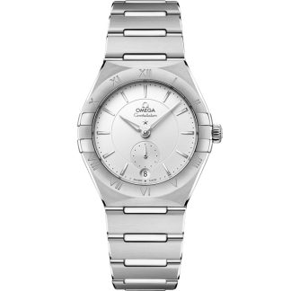 Omega Constellation 34 mm, stål på stål 131.10.34.20.02.001