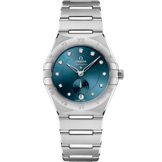 Omega Constellation 34 mm, stål på stål 131.10.34.20.53.001