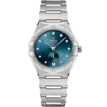 Omega Constellation 34 mm, stål på stål 131.10.34.20.53.001