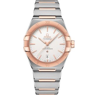 Omega Constellation 39 mm, stål - Sedna™-guld på stål - Sedna™-guld 131.20.39.20.02.001