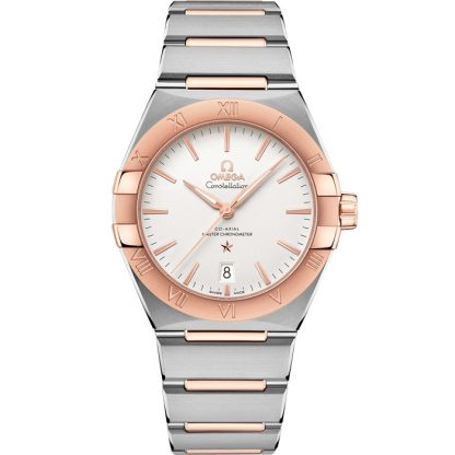 Omega Constellation 39 mm, stål - Sedna™-guld på stål - Sedna™-guld 131.20.39.20.02.001