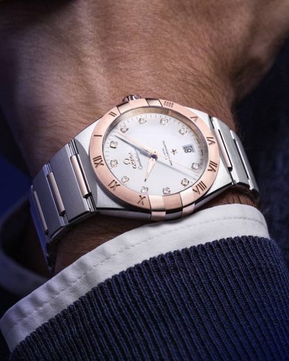 Omega Constellation 39 mm, stål - Sedna™-guld på stål - Sedna™-guld 131.20.39.20.52.001 - Bild 5
