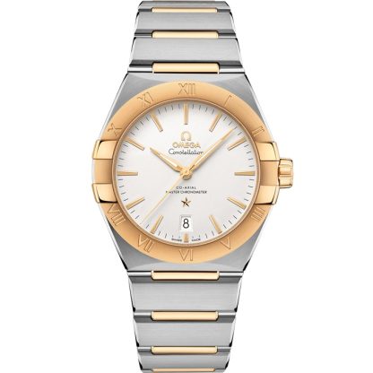 Omega Constellation 39 mm, stål - gult guld på stål - gult guld 131.20.39.20.02.002